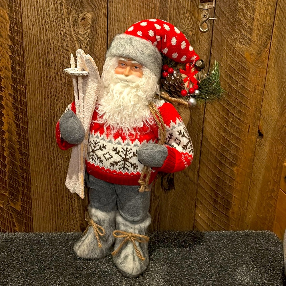 Skier Santa